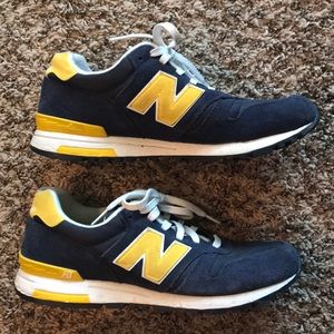 new balance 565 navy yellow